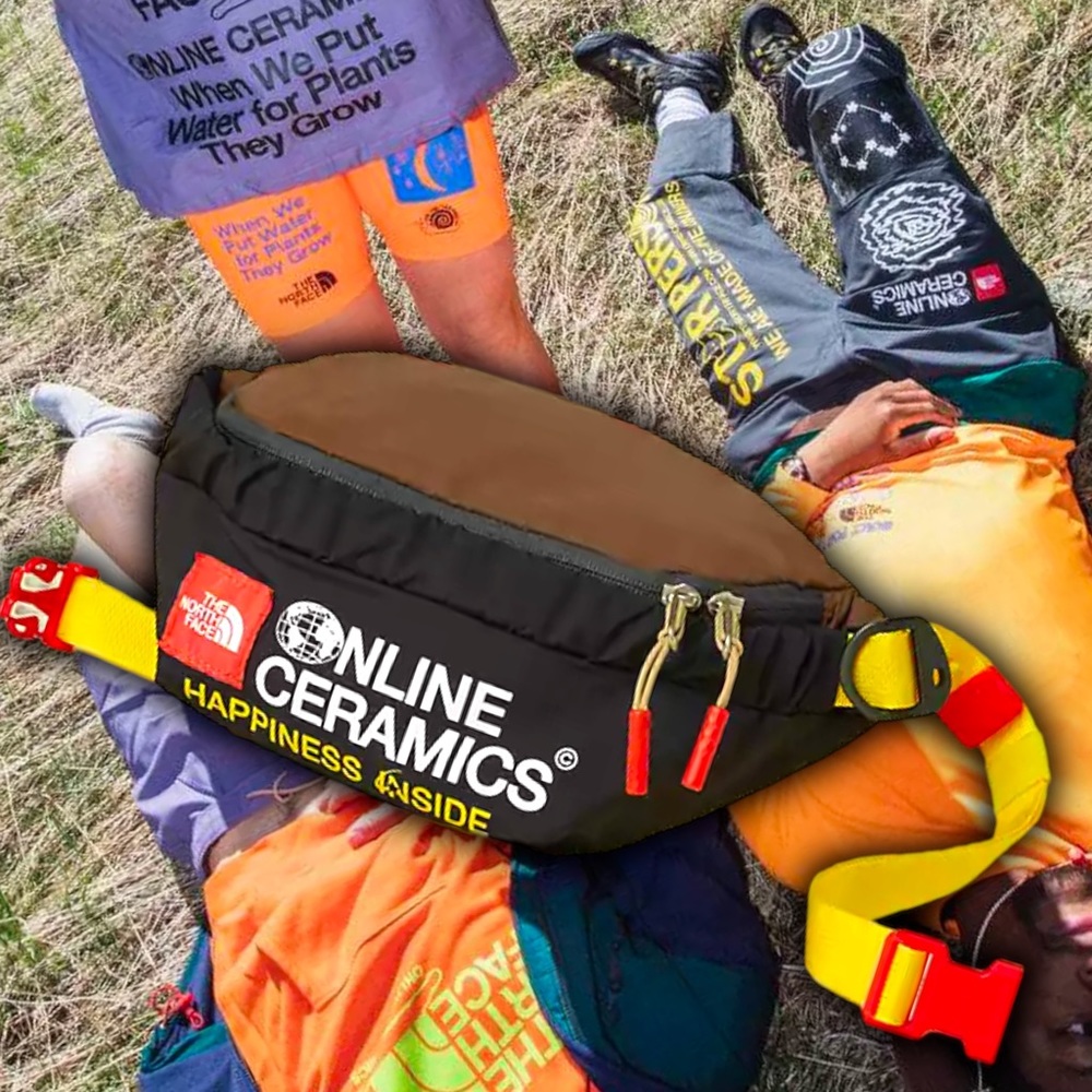 🆕 The North face x Online Ceramics Mountain Lumbar Bag 💼